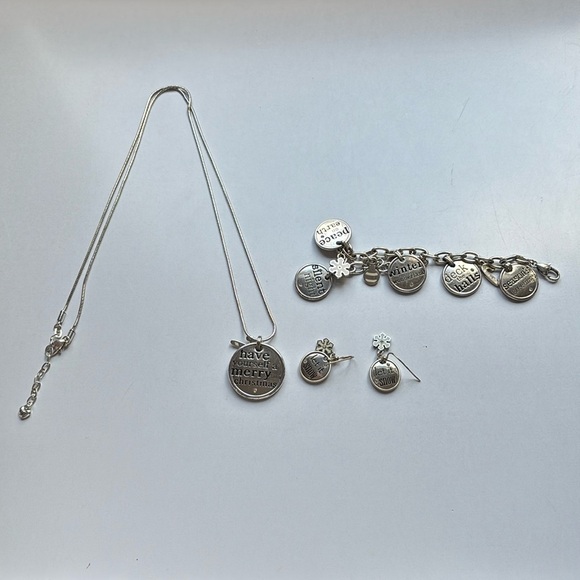 Brighton Have Yourself Merry Christmas Little Christmas Let it Snow Set Jewelry - Picture 6 of 6